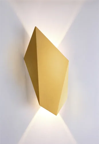 Бра LED CLT 229W GO Crystal Lux золотой на 2 лампы, основание золотое в стиле модерн  фото 2